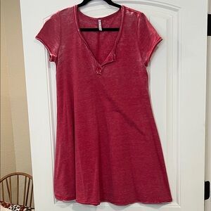 Z Supply Red tshirt type dress